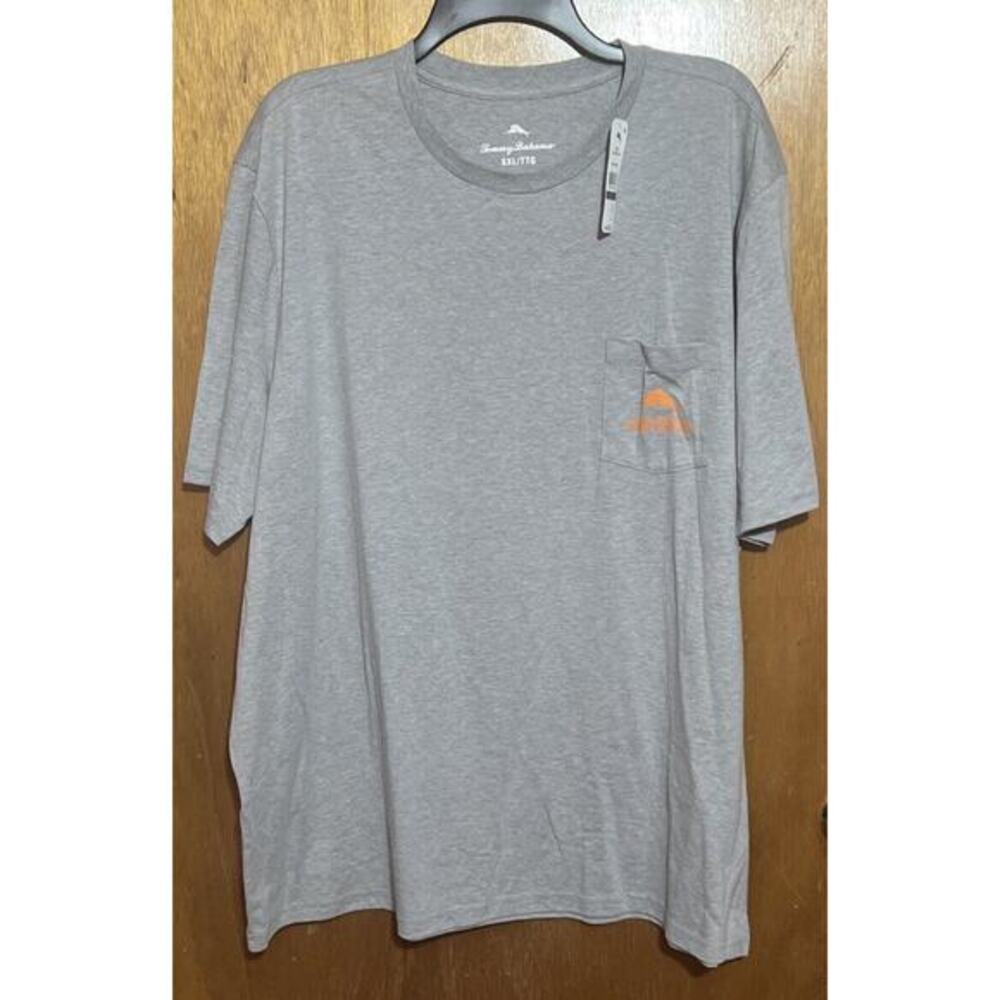 Tommy Bahama Sz 2XL T-Shirt “Thirst Things Thirst”Grey Heather MSRP $55 NWT